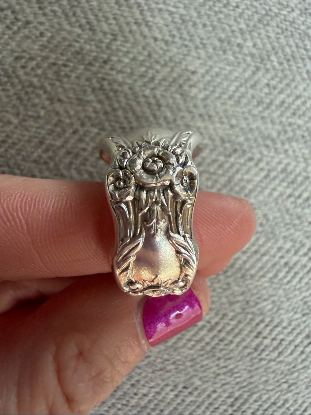 Handmade Spoon Ring - Picture 10 of 11